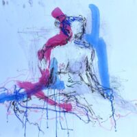 Délinquante #9 Délinquante #9, Priscille Deborah, artiste plasticienne expressionniste sensualiste